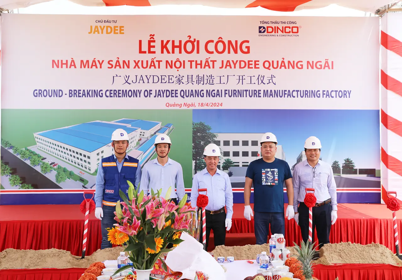 Ground-Breaking Ceremony of Jaydee Quang Ngai Furniture Manufacturing Factory