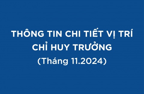 CHỈ HUY TRƯỞNG (SL:2)