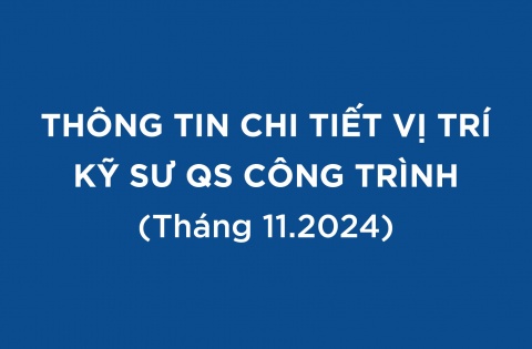 KỸ SƯ QS CÔNG TRÌNH