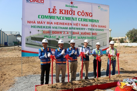 COMMENCEMENT CEREMONY OF HEINEKEN VIETNAM BREWERY FACRORY – TIEN GIANG PHASE 2.4