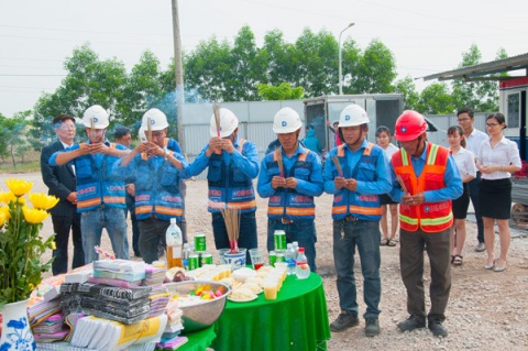 COMMENCEMENT CEREMONY OF TAY AN SPINNING MILL – PHASE 2