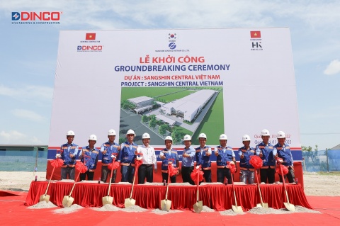 GROUND-BREAKING CEREMONY OF SANGSHIN CENTRAL VIETNAM PROJECT