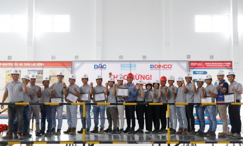 CONGRATULATIONS ON STEEL WIRE AND STEEL CORD MANUFACTURING FACTORY OF BEKAERT VIET NAM - DUNG QUAT’S ACHIEVING  1,5 MILLION SAFE HOURS
